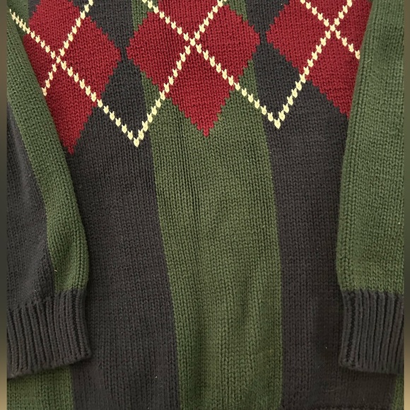 Comfy argyle old man sweater - Picture 2 of 4